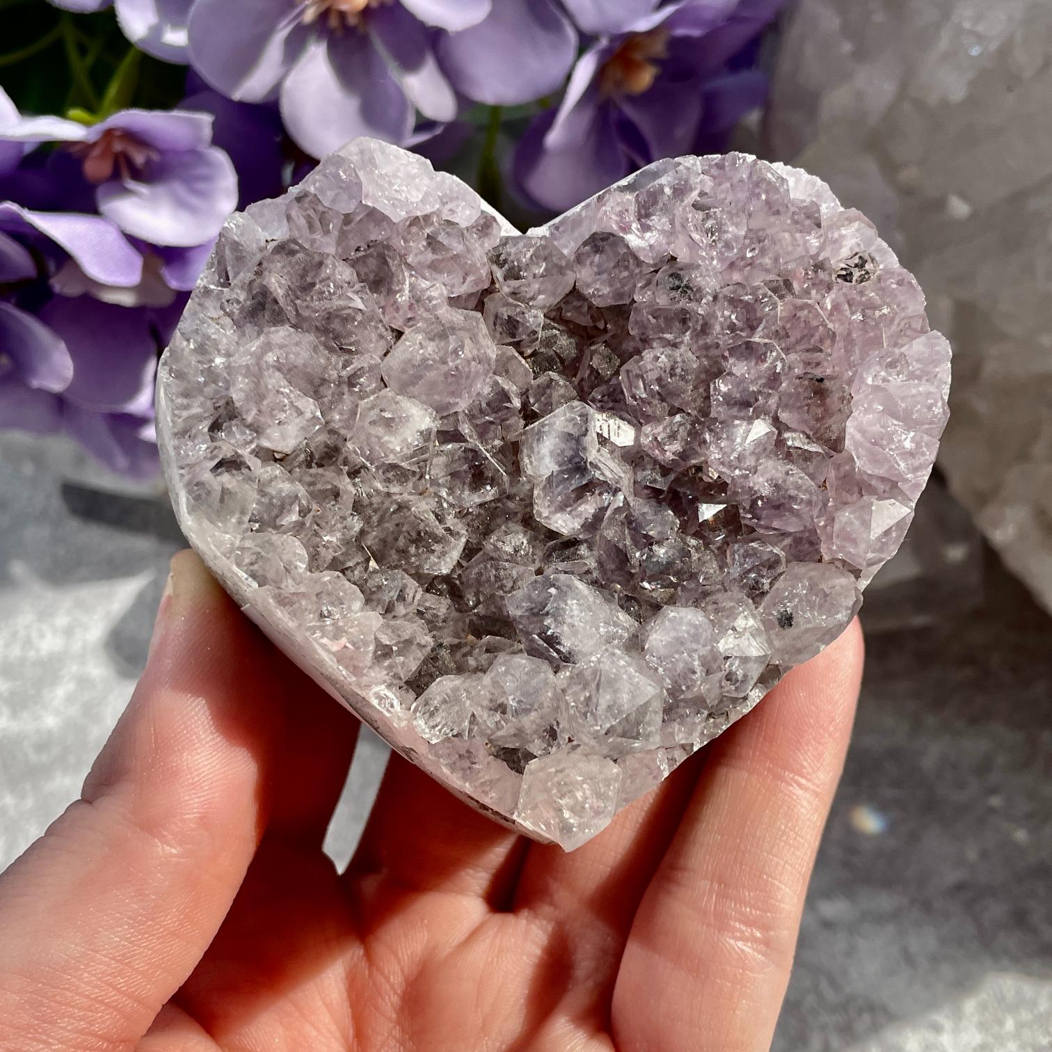 Amethyst Heart Cluster - N Amethyst Heart Cluster - N